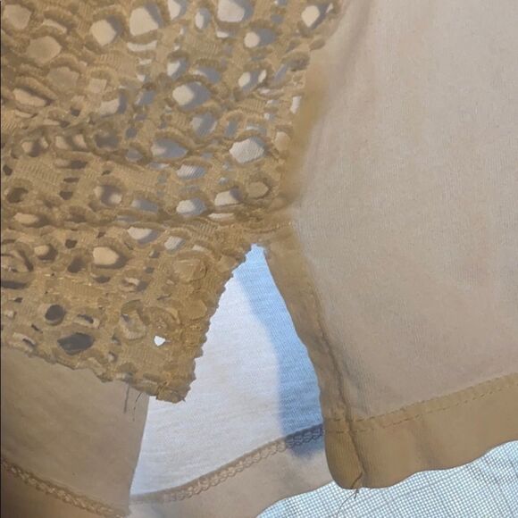 Loft white lace front sleeveless tee - Picture 7 of 7